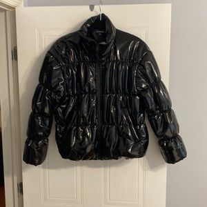 Puffer shiny jacket